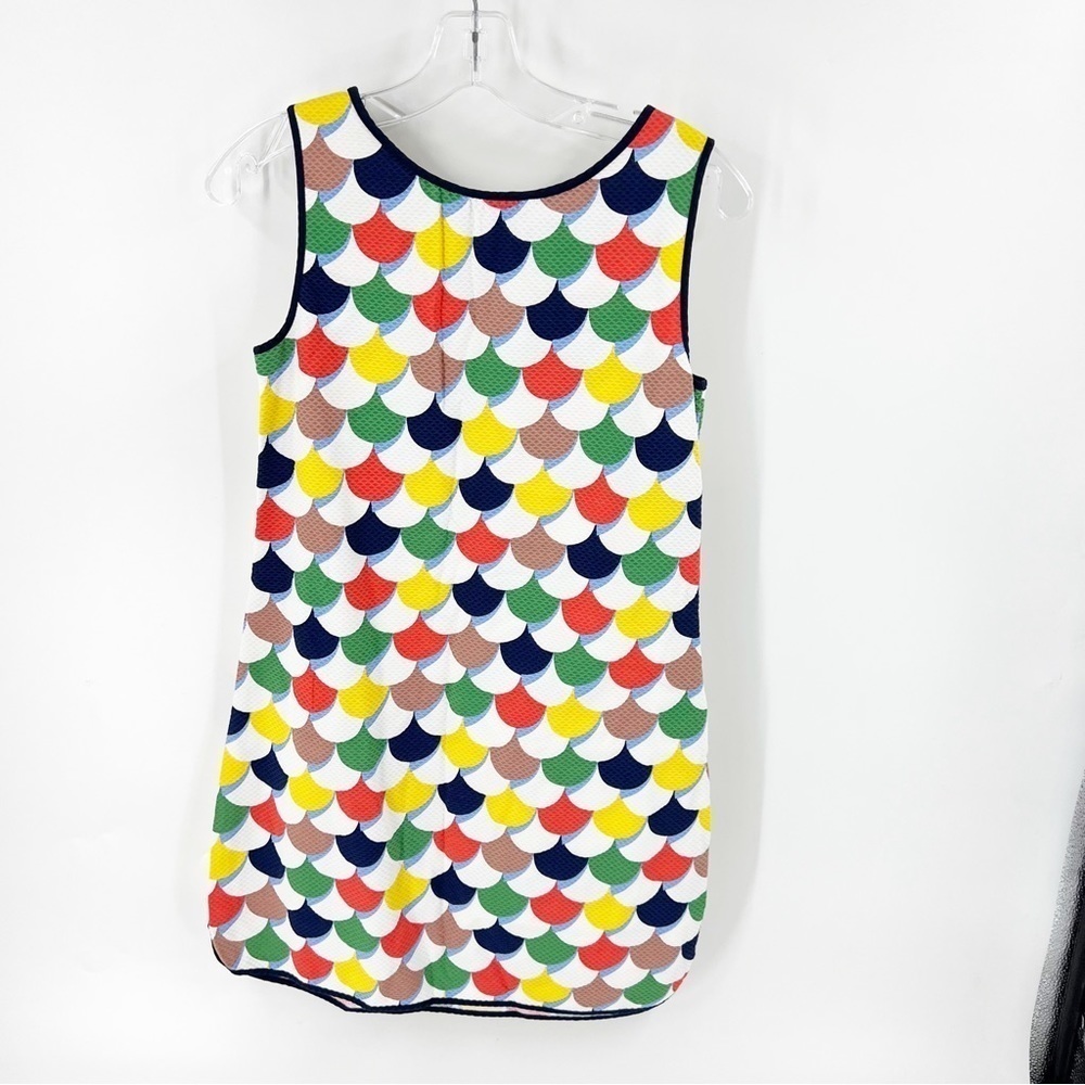 ✅ Boden Rainbow Scallop multicolor Dress SIZE 6‎ - Picture 3 of 5